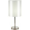 SLE107304-01 Прикроватная лампа Никель/Белый E14 1*40W NOIA