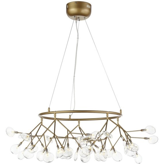 SL411.233.45 Люстра подвесная ST-Luce Золотистый/Прозрачный G4 45*1,5W RICCARDO