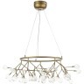 SL411.233.45 Люстра подвесная ST-Luce Золотистый/Прозрачный G4 45*1,5W RICCARDO