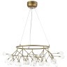 SL411.233.45 Люстра подвесная ST-Luce Золотистый/Прозрачный G4 45*1,5W RICCARDO