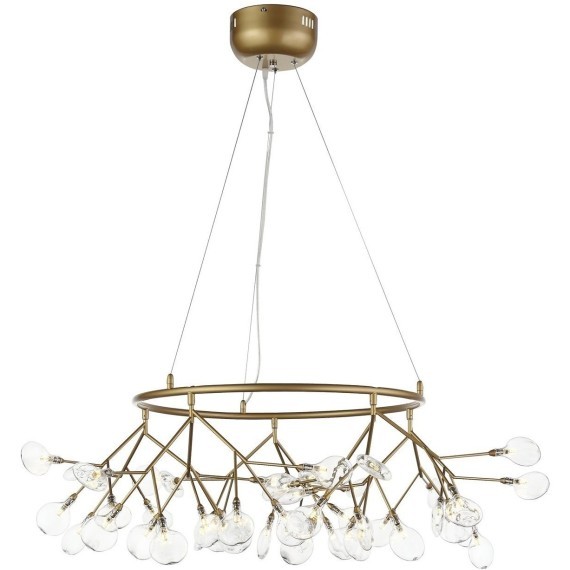 SL411.233.45 Люстра подвесная ST-Luce Золотистый/Прозрачный G4 45*1,5W RICCARDO