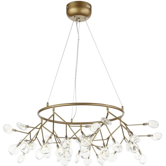 SL411.233.45 Люстра подвесная ST-Luce Золотистый/Прозрачный G4 45*1,5W RICCARDO