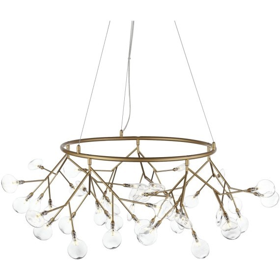 SL411.233.45 Люстра подвесная ST-Luce Золотистый/Прозрачный G4 45*1,5W RICCARDO