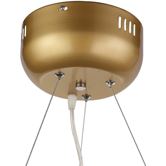 SL411.233.45 Люстра подвесная ST-Luce Золотистый/Прозрачный G4 45*1,5W RICCARDO