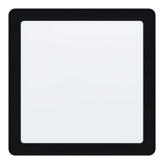 99189 Светодиодный встраиваемый светильник FUEVA 5, 17W (LED), 216х216, ET26, 2100lm, 4000K, сталь, черный