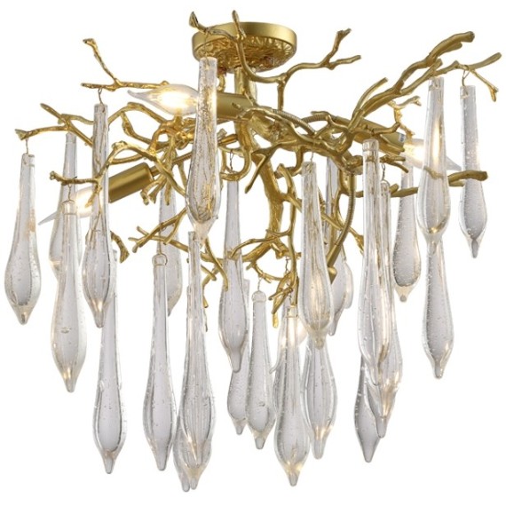 Люстра Crystal Lux REINA PL5 D600 GOLD PEARL