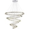 Люстра подвесная кольцевая хрустальная Odeon Light LED 260W 4000K 30600Лм VEKIA 4930/260L