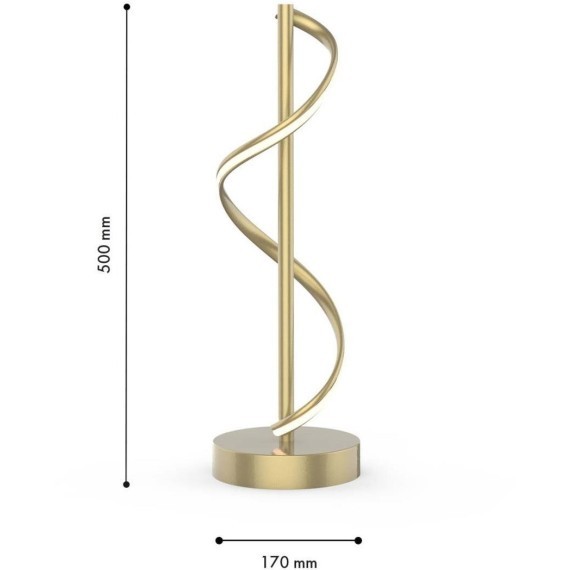 4181-1T, настольный светильник, D150xH495, LEDx11W, 1000LM, 4000K, included
