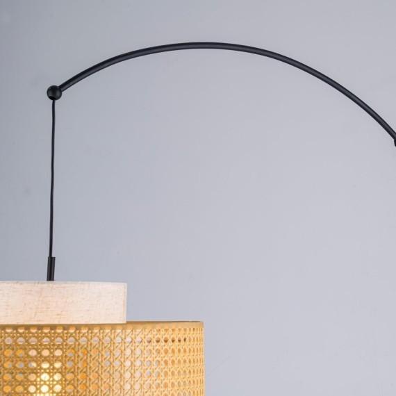 4768-1F, напольный светильник, L1020xW400xH1960, 1xE27x40W, excluded