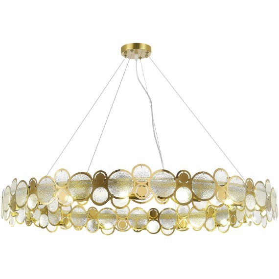 SL6133.303.16 Светильник подвесной ST-Luce Латунь/Прозрачный G9 16*5W 4000K SWATCH