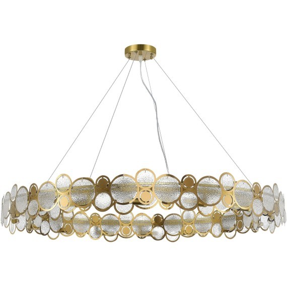 SL6133.303.16 Светильник подвесной ST-Luce Латунь/Прозрачный G9 16*5W 4000K SWATCH