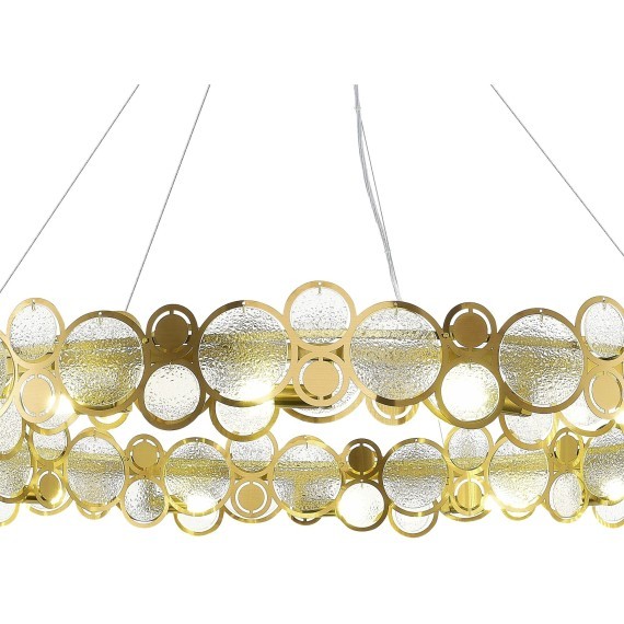 SL6133.303.16 Светильник подвесной ST-Luce Латунь/Прозрачный G9 16*5W 4000K SWATCH