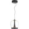 SL6014.423.01 Светильник подвесной ST-Luce Черный/Прозрачный, Черный LED 1*17W 3000K RIPPLE