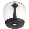SL6014.423.01 Светильник подвесной ST-Luce Черный/Прозрачный, Черный LED 1*17W 3000K RIPPLE