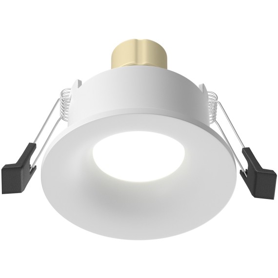 DL027-GU10-W Круглый белый встраиваемый влагозащищенный светильник под сменную лампу GU10 Maytoni SLIM