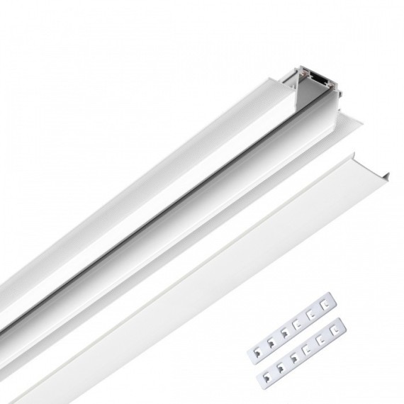 Магнитный плоский 2м шинопровод встраиваемый в ГКЛ 12мм Novotech Smal 135200