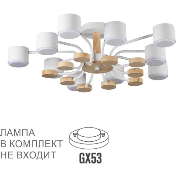 Потолочный светильник GX53 220V Lumion RONDO 8196/10C