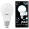 102502210-M Лампа Gauss A60 10W 800lm 4100К E27 Сенсор LED 1/10/100