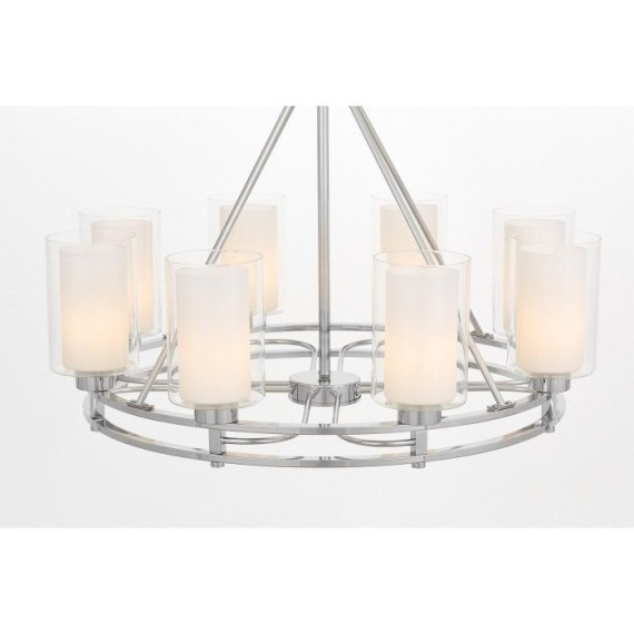 Подвесная люстра Marietta LDP 8025-8 CHR+WT