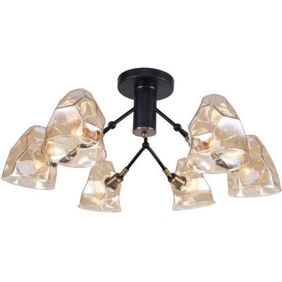 Люстра потолочная Lussole LSP-8710 BOULDER IP21 под лампы 6xE14 240W