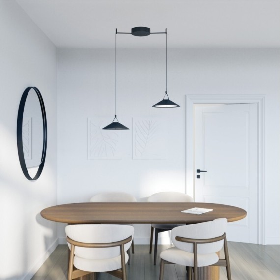 DK5565-BK Cветодиодный светильник на ременный шинопровод Denkirs Belty CRI90+ 3000К 1710Лм 120° 20Вт