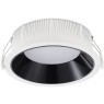 ST755.438.18 Св-к встр. Черный LED 1*18W 3000K 1 620Lm Ra80 120° IP20 D160xH60 100-240V Встраиваемые светильники