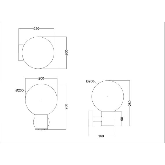 Настенный светильник (бра) Outdoor O598WL-01GR