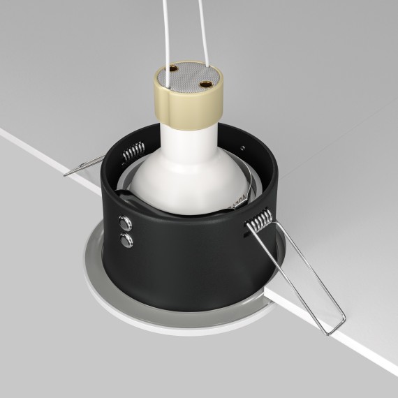 Встраиваемый светильник Maytoni DL032-2-01W Zoom IP65 под лампу 1xGU10 50W