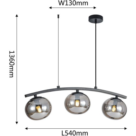 Подвесной светильник Arcata 4054-3P