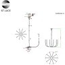 SLD008.423.10 Люстра подвесная ST-Luce Латунь, Черный E14 10*40W LAMDARIO