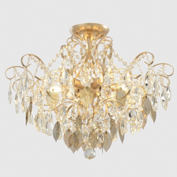 Светильник потолочный Crystal Lux ESMIRALDA PL6 GOLD 0523/106