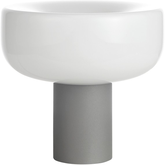 SL6014.504.01 Прикроватная лампа ST-Luce Серый/Молочный E27 1*40W RIPPLE