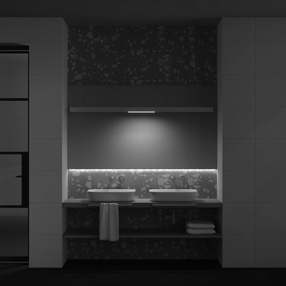 TR030-2-12W4K-W Трековый магнитный светодиодный светильник Maytoni Exility CRI90+ 4000К 640Лм 120° 12Вт