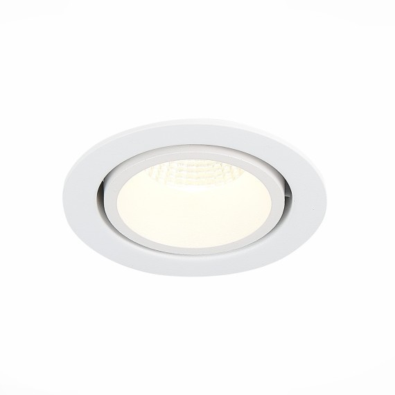 ST705.538.10 Св-к встр. Белый LED 1*10W 3000K 750Lm Ra90 38° IP20 D102xH85 170-240V Встраиваемые светильники