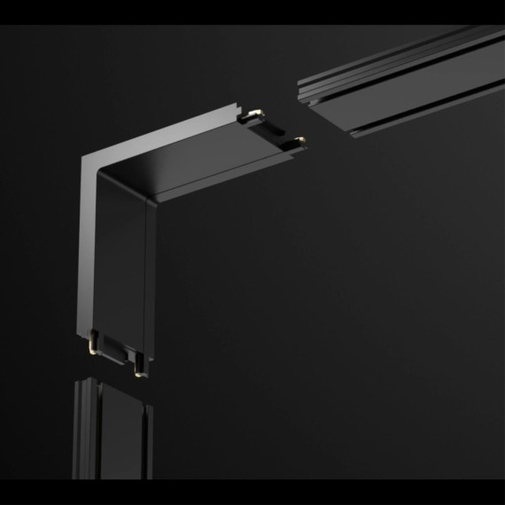 Соединитель с потолка на стену для плоского накладного шинопровода Novotech Smal 135213