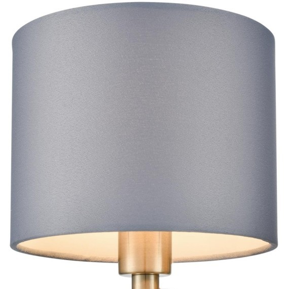 8108/1W MODERNI LN25 латунь титаниум/серый, металл/текстиль/стекло Бра E14 40W 220V DAMONA