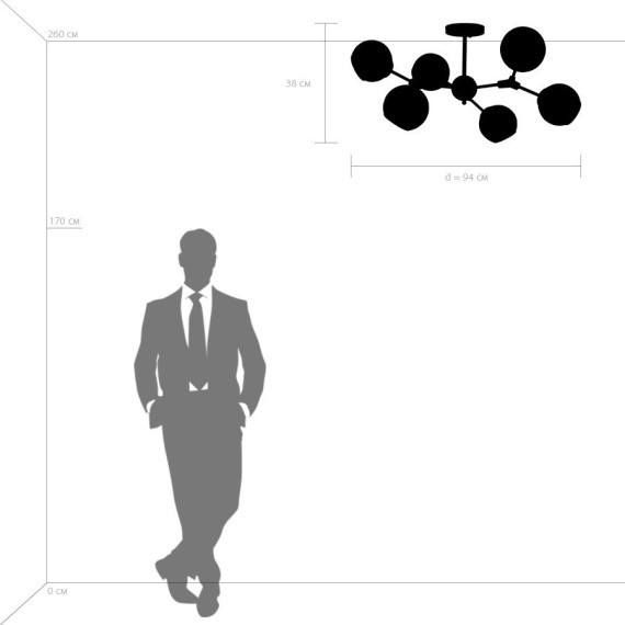 Люстра потолочная Lightstar 785066 Beta под лампы 6xE27 240W