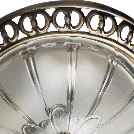 Настенно-потолочный светильник Arte Lamp A1306PL-2AB PORCH под лампы 2xE27 60W