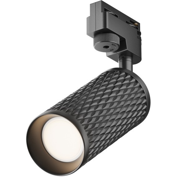Однофазный двужильный трековый светильник Maytoni Unity TR011-1-GU10-B Focus Design под сменную лампу GU10