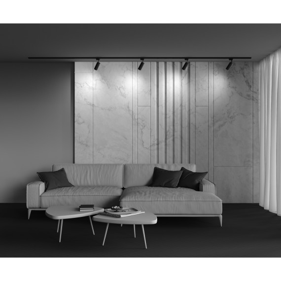 Однофазный двужильный трековый светильник Maytoni Unity TR011-1-GU10-B Focus Design под сменную лампу GU10