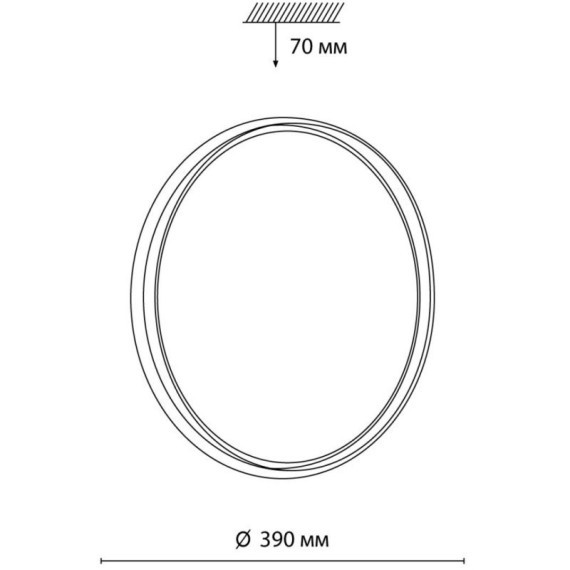 Настенно-потолочный светильник Sonex 7631/DL SAVI IP43 светодиодный LED 48W