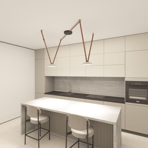 DK5565-WH+BK Cветодиодный светильник на ременный шинопровод Denkirs Belty CRI90+ 3000К 1850Лм 120° 20Вт