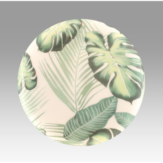 7748/EL PALE SN Светильник светодиодный потолочный пластик/белый/зеленый LED 70Вт 3000-6000К D480 IP43 пульт ДУ FLORI