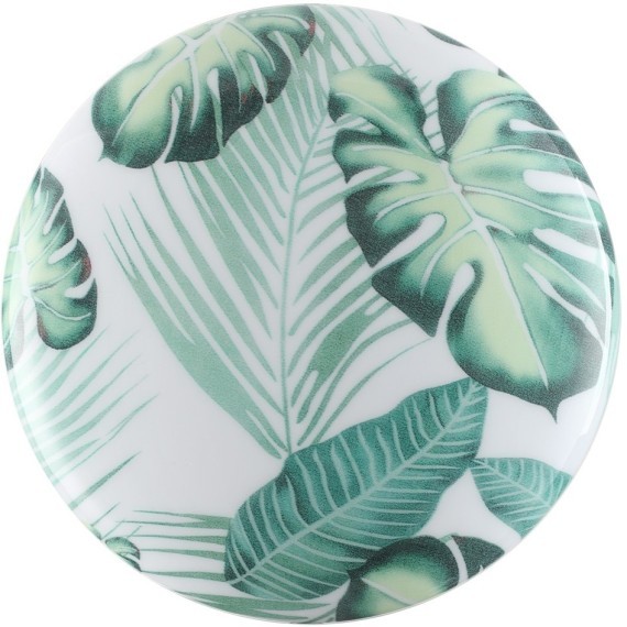 7748/EL PALE SN Светильник светодиодный потолочный пластик/белый/зеленый LED 70Вт 3000-6000К D480 IP43 пульт ДУ FLORI