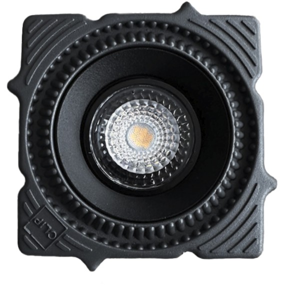 ST753.448.07 Св-к встр. светодиодный в натяжной ПВХ потолок Черный LED 1*7W 4000K 560Lm Ra80 60° IP2 Встраиваемые светильники