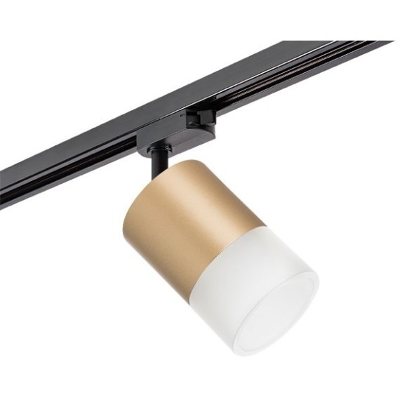 Однофазный двужильный трековый светильник Lightstar R1T349081 Rullo под сменную лампу GX53