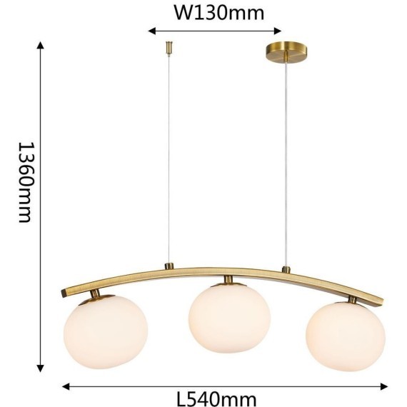 Подвесной светильник Arcata 4055-3P