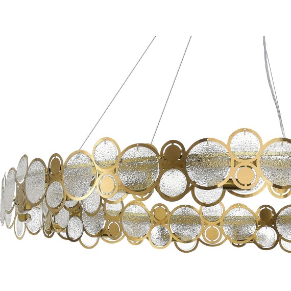 SL6133.313.16 Светильник подвесной ST-Luce Латунь/Дымчатый G9 LED 16*5W 4000K SWATCH