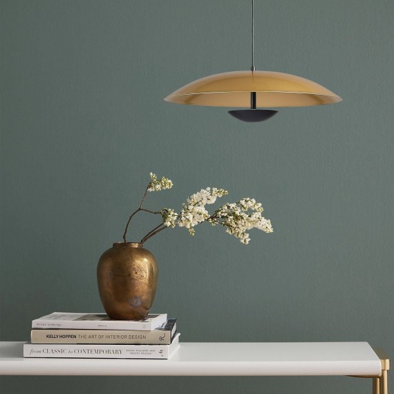 SL6502.203.01 Светильник подвесной ST-Luce Золотистый,Черный/Золотистый LED 1*35W 3000K ARMONICO