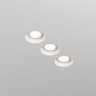 DL137-GU10-W Безрамочнный спот для ПВХ натяжных потолков под лампу GU10. В комплекте 3 белых и 1 черная рамка + антибликовый фильтр Maytoni Intro 2.0 Sharp